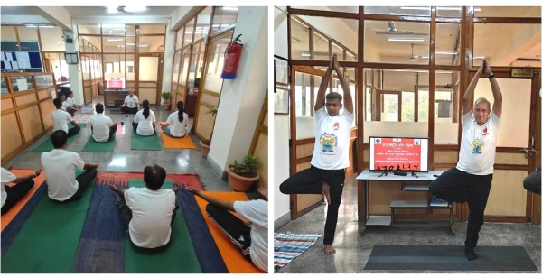 HUDCO YOGA DAY